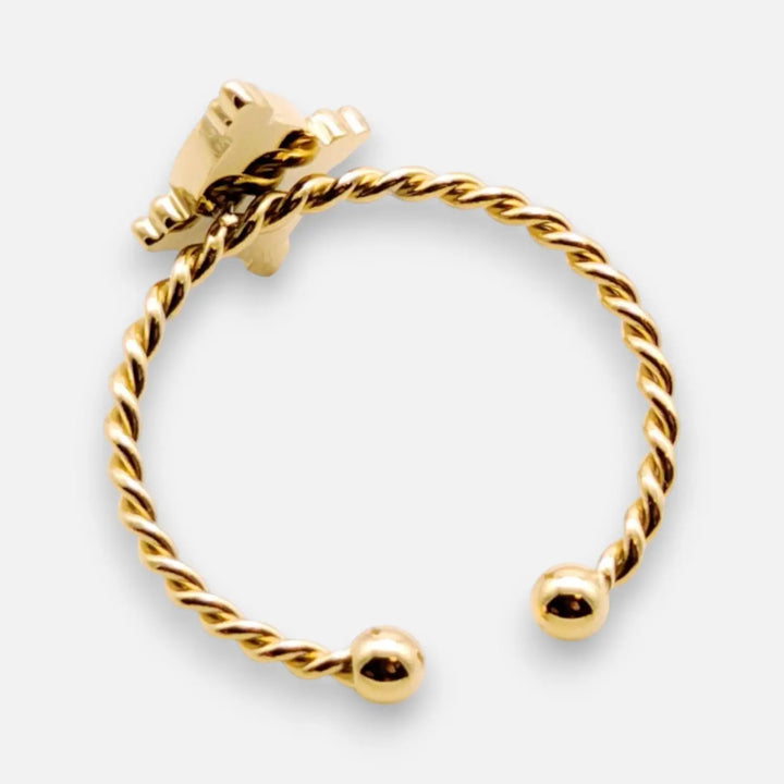 Violet Dot Ring - Unigröße (verstellbar)