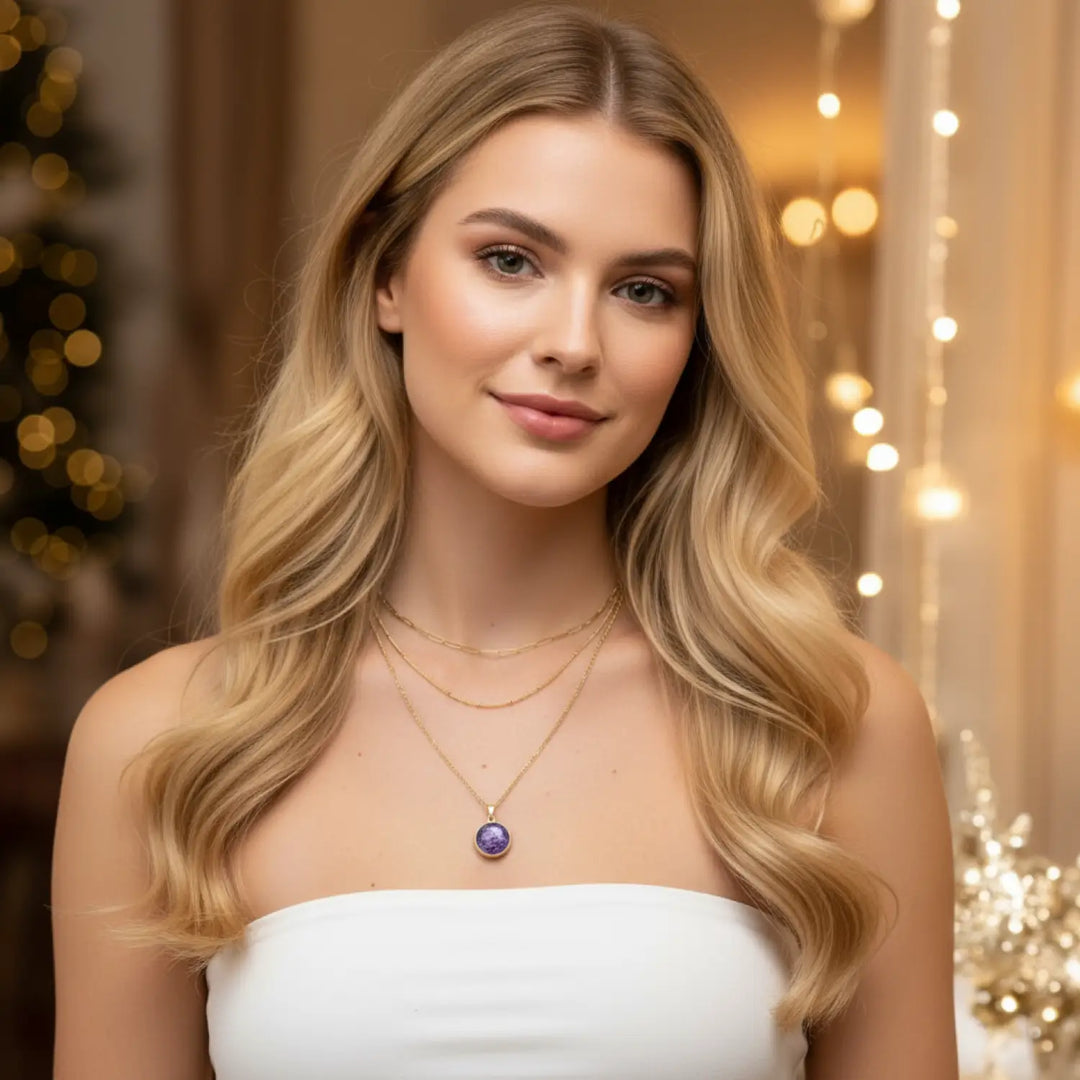 Violet Dream - Kugelankerkette/Ankerkette/Paperclip