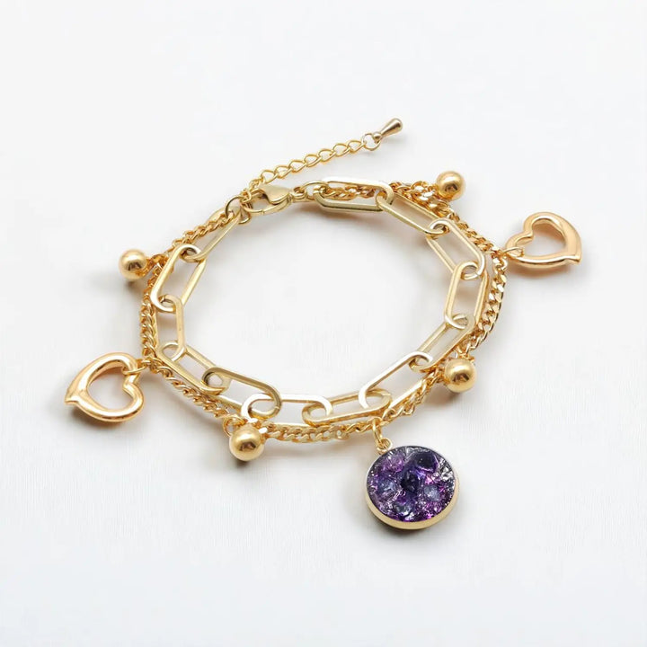 Violet Glow Layers - Double-Layer