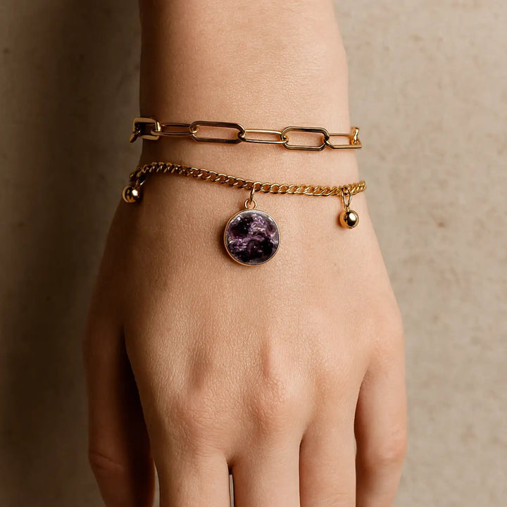 Violet Glow Layers - Double-Layer