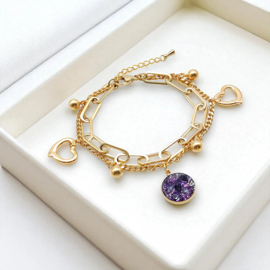 Violet Glow Layers - Double-Layer