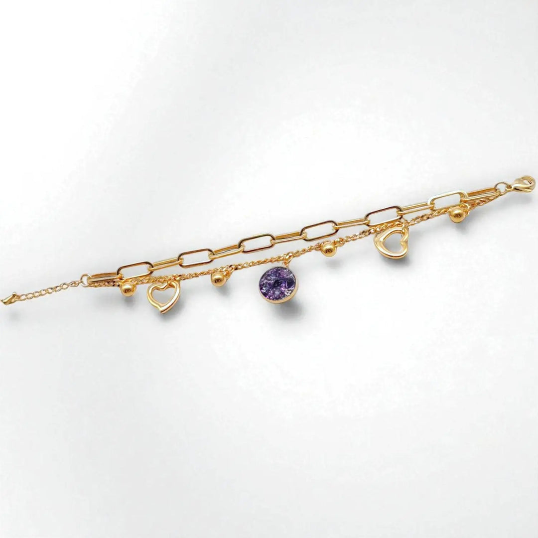 Violet Glow Layers - Double-Layer