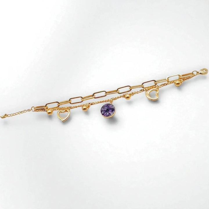 Violet Glow Layers - Double-Layer