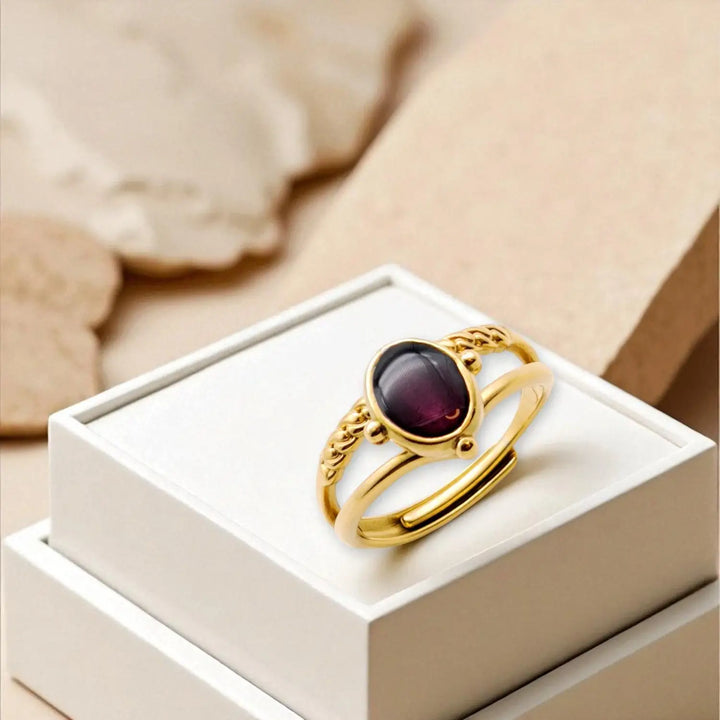 Violet Medium Ring - Unigröße (verstellbar)