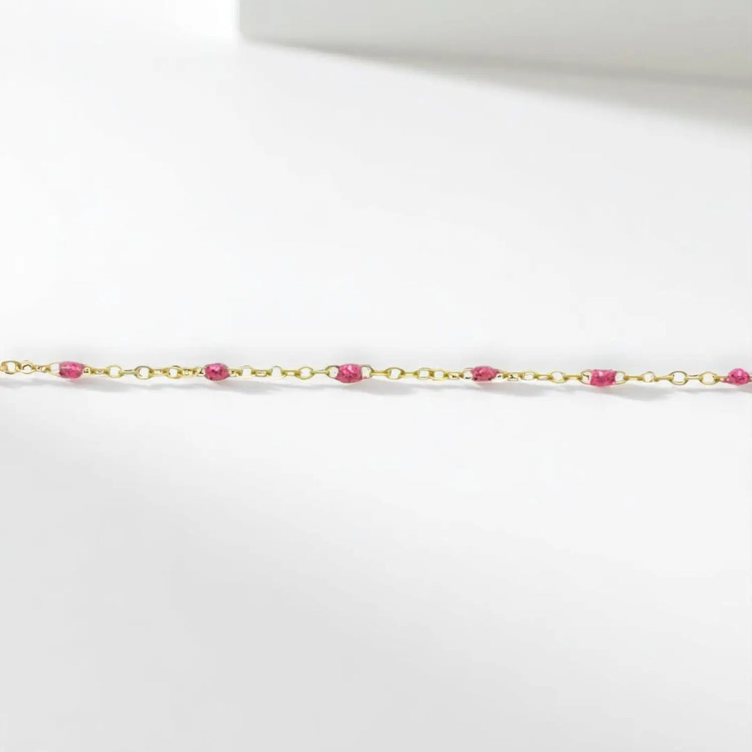 Violet Mini Link - Ankerkette/Emaille