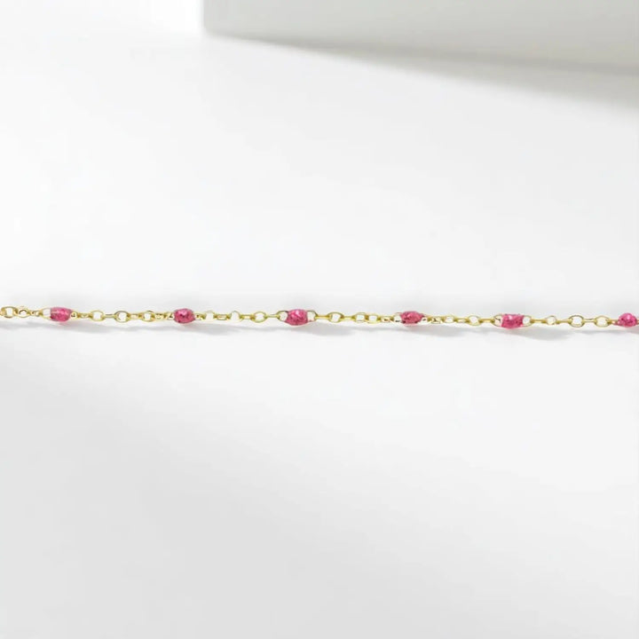 Violet Mini Link - Ankerkette/Emaille