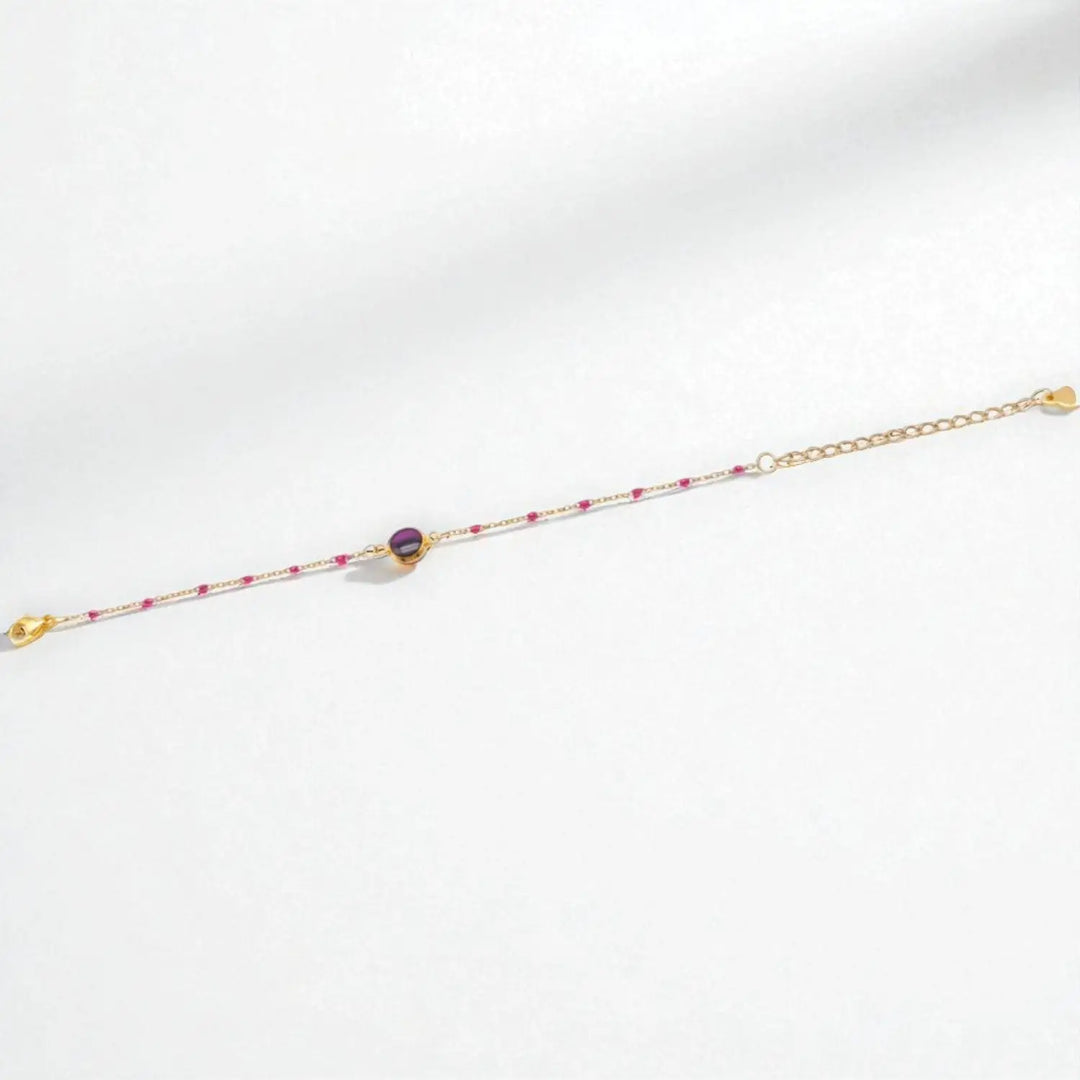 Violet Mini Link - Ankerkette/Emaille