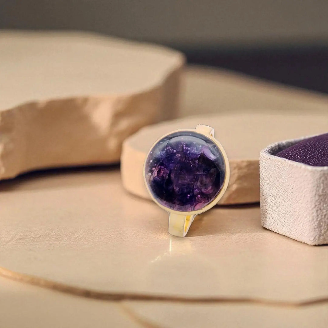 Violet Mist Ring - Unigröße (verstellbar)