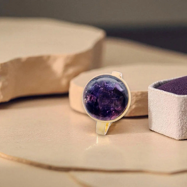 Violet Mist Ring - Unigröße (verstellbar)