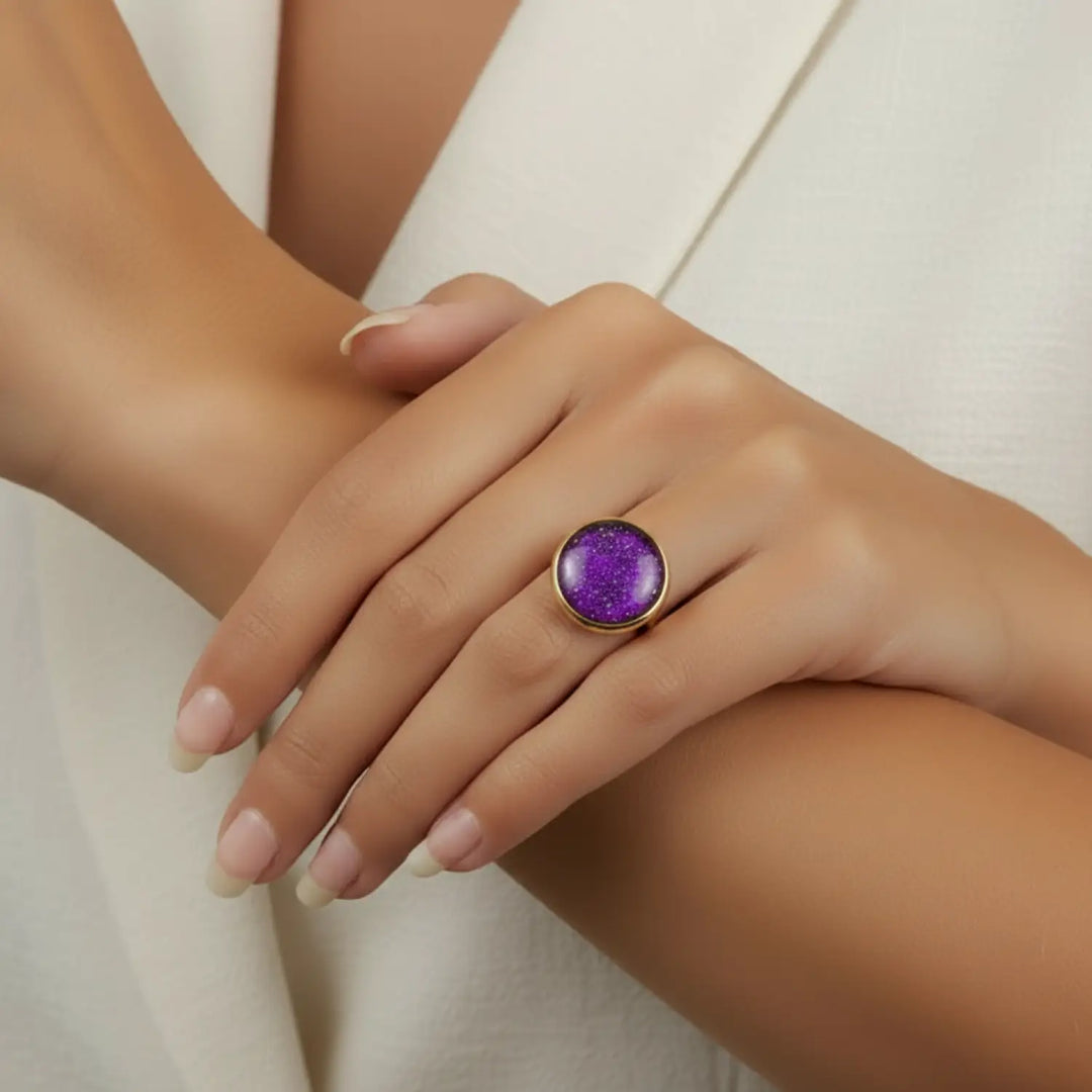 Violet Mist Ring - Unigröße (verstellbar)
