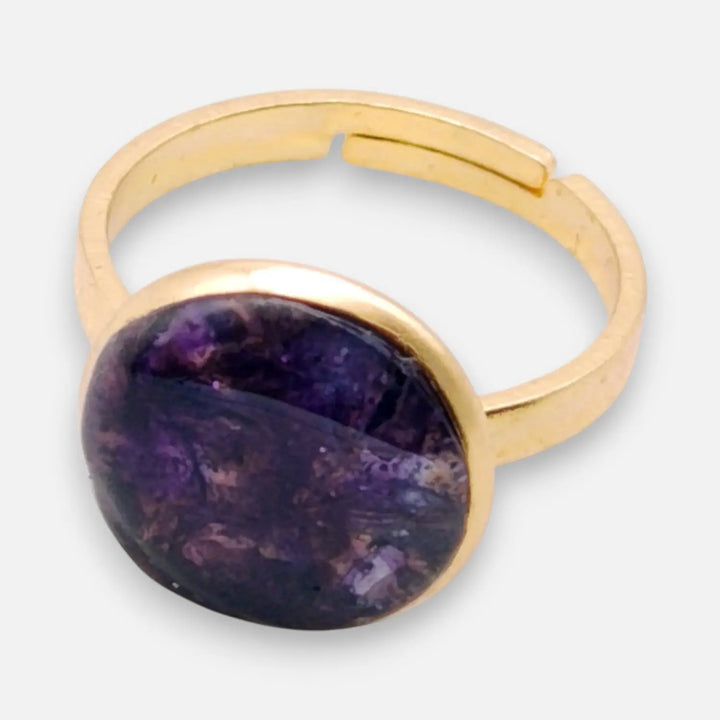 Violet Mist Ring - Unigröße (verstellbar)