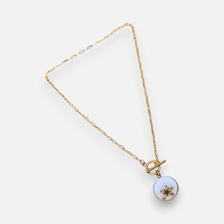 White Blossom Delight Paperclip