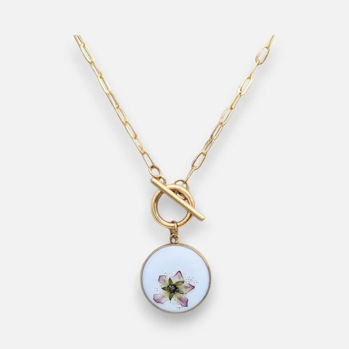 White Blossom Delight Paperclip