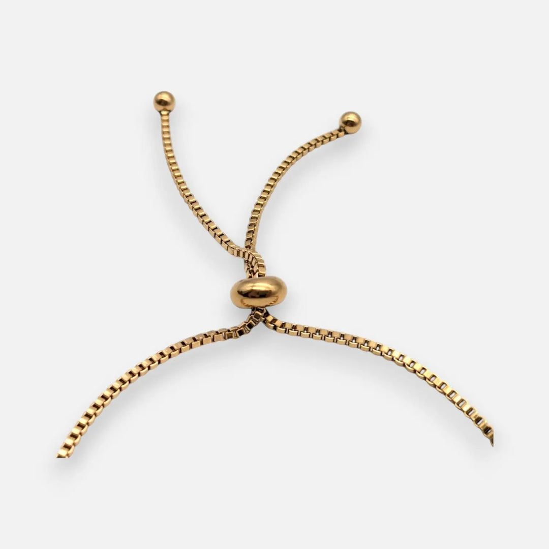 White Blue Crystal - Venezianerkette