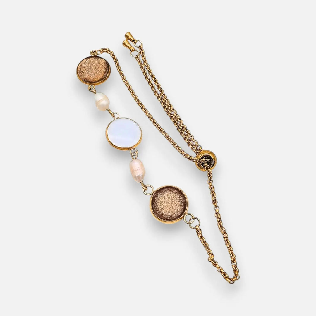 White Gold Glamour - Ankerkette