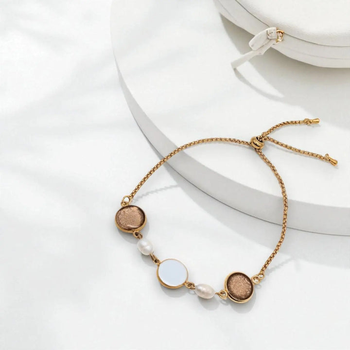 White Gold Glamour - Ankerkette