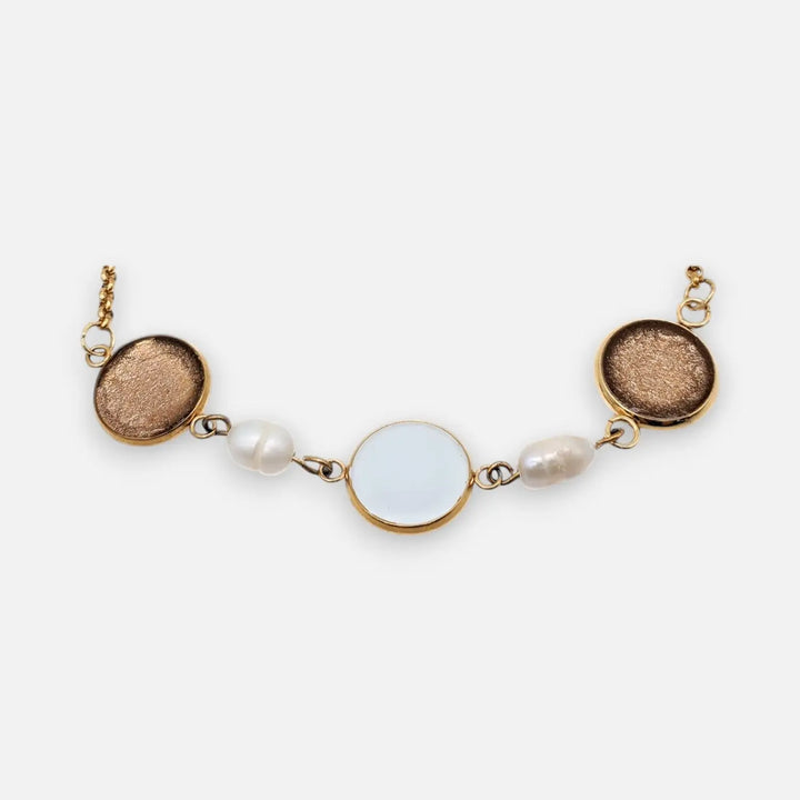 White Gold Glamour - Ankerkette