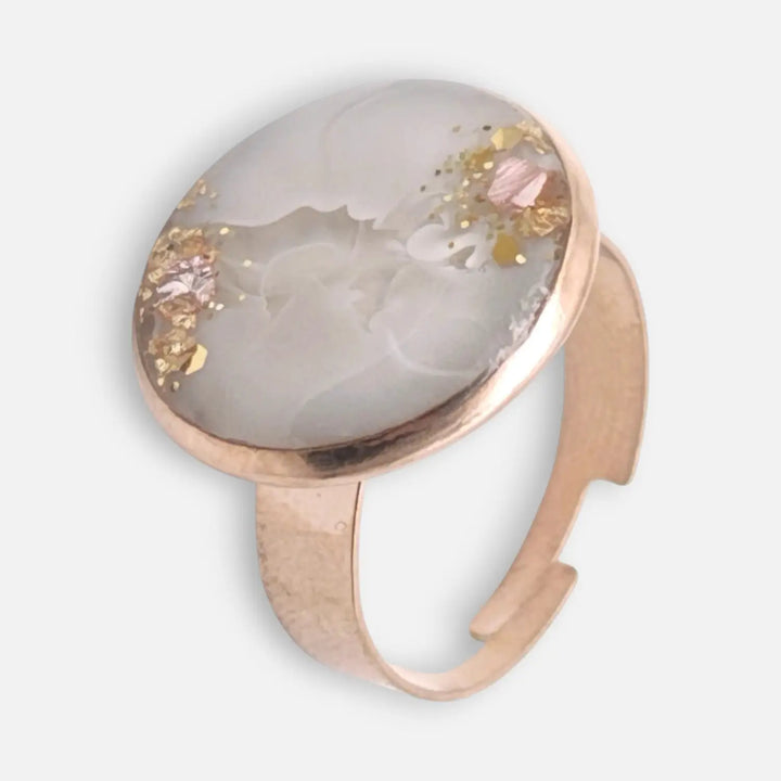 Winter Gold Ring - Unigröße (verstellbar)