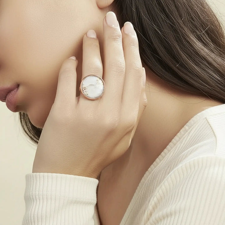 Winter Gold Ring - Unigröße (verstellbar)