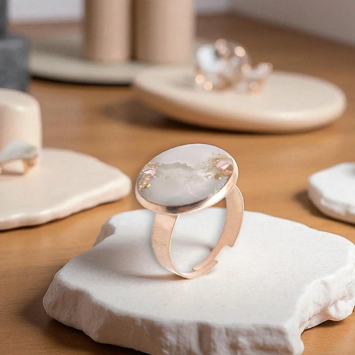 Winter Gold Ring - Unigröße (verstellbar)