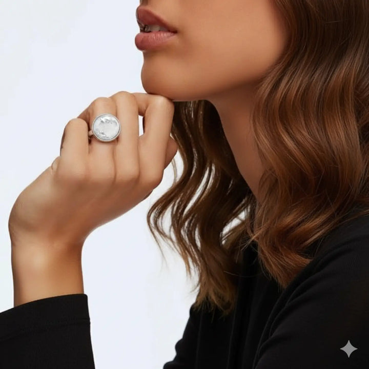 Winter Steel Ring - Unigröße (verstellbar)